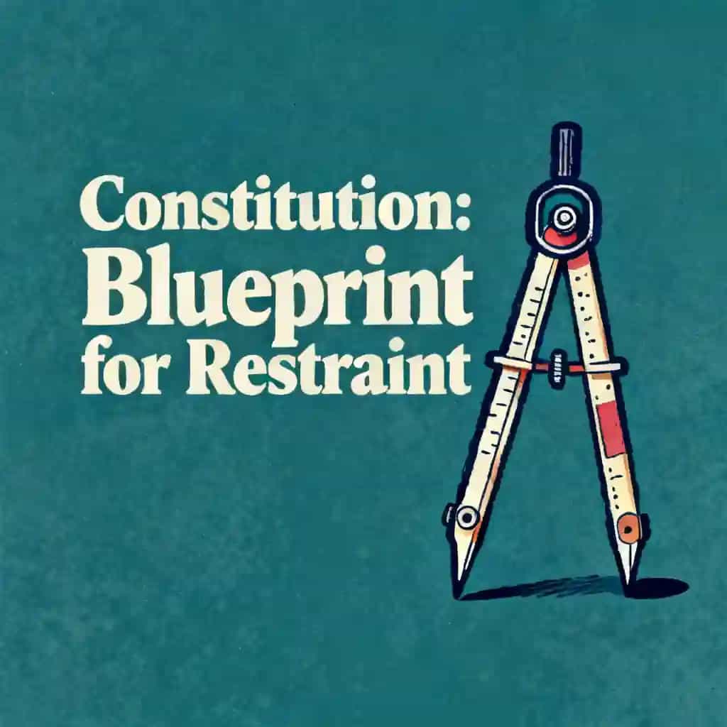 Capa do livro The Constitution: A Blueprint for Restraint