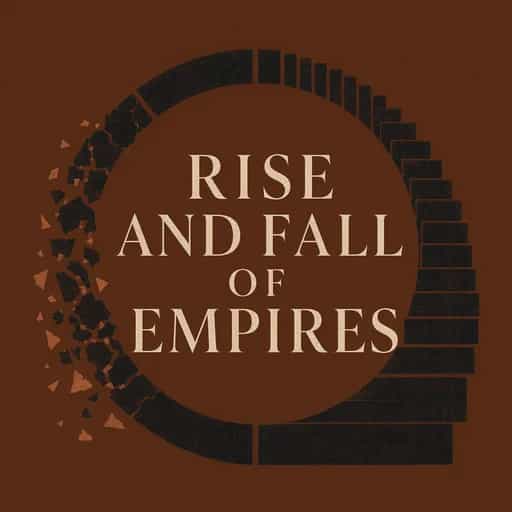 Buchcover von The rise and fall of history's great empires