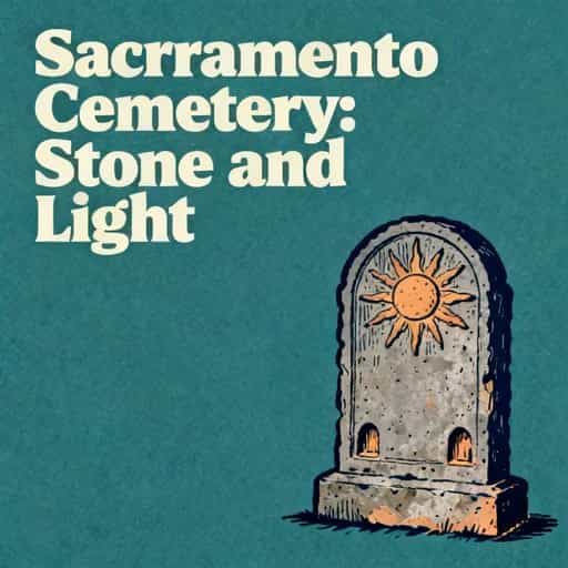 Copertina del libro Sacramento City Cemetery: Stone and Light