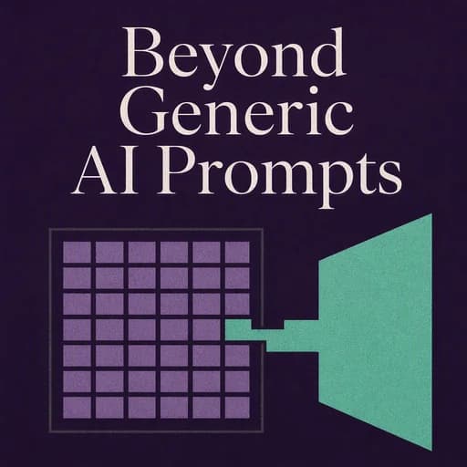 Beyond Generic AI Prompts: How to Avoid Cliché AI Content