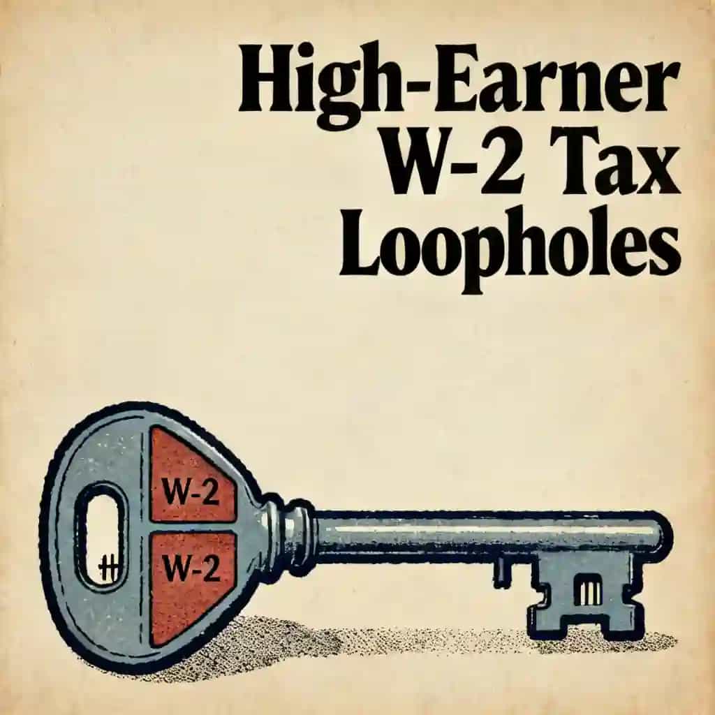 Buchcover von Tax Loopholes for High-Earning W-2 Workers
