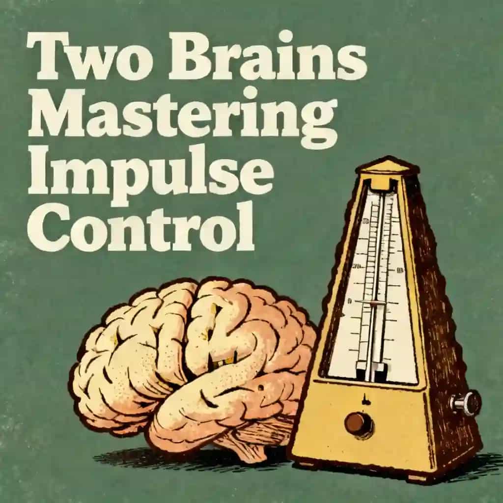 Обложка книги The Two-Brain Battle: Mastering Impulse Control