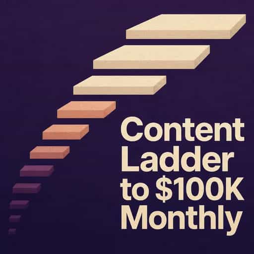 Copertina del libro The Content Ladder: Scaling to $100k Monthly