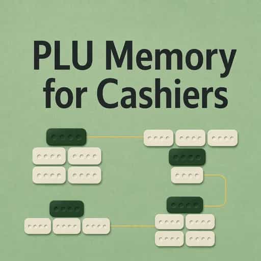 Mastering PLU Codes: Memory Techniques for Cashiers book cover