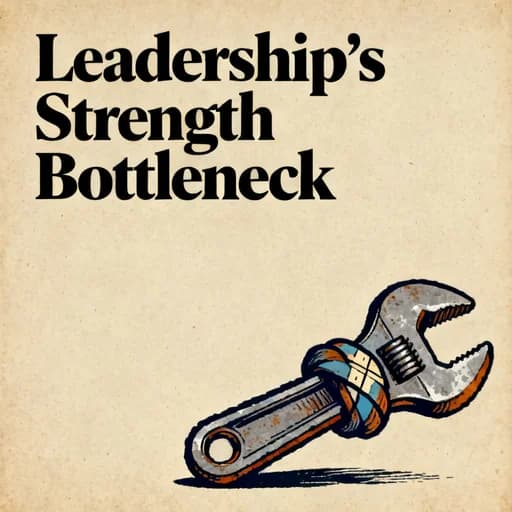 The Leadership Trap: When Strength Becomes a Bottleneck