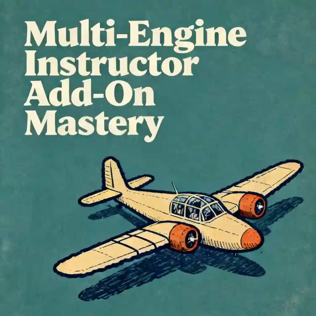Mastering the Multi-Engine Instructor Add-On 책 표지