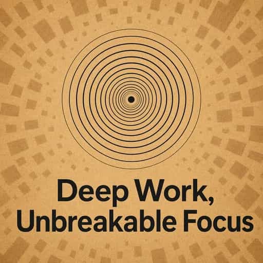 Deep Work: The Superpower of Focus の書籍表紙