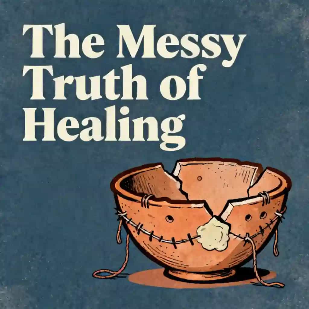 Обложка книги Healing Isn't Pretty: The Messy Truth