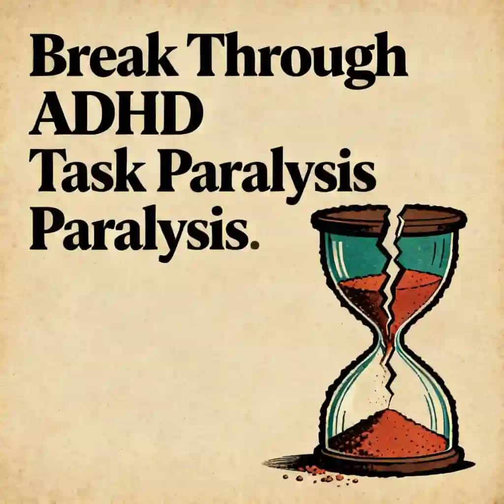 Capa do livro Breaking Through ADHD Task Paralysis