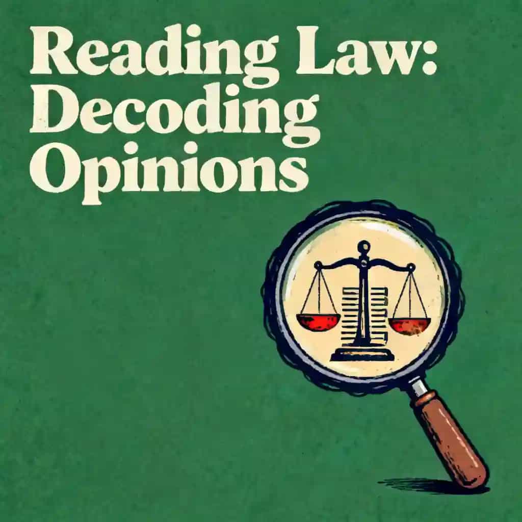 Copertina del libro Reading Law: Decoding Judicial Opinions