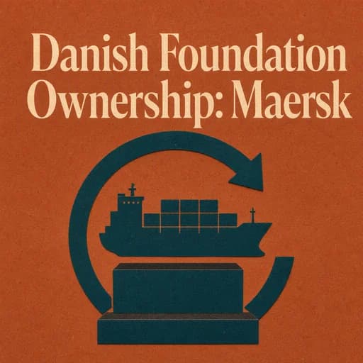 The Danish Foundation Model: Maersk and Self-Ownership
