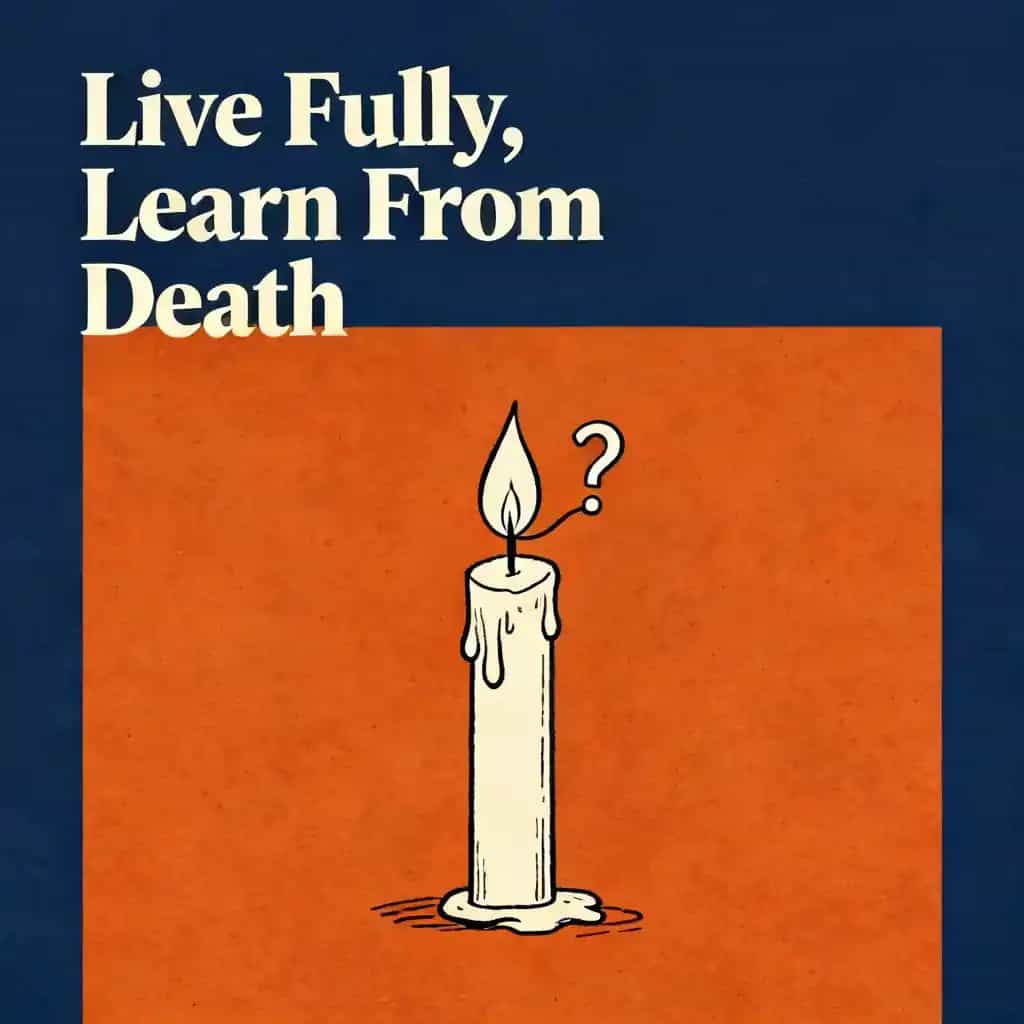Copertina del libro Death as Teacher: Living Fully Through Mortality