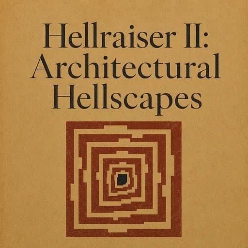 Hellbound: The Architecture of Hellraiser II and Pinhead's Origin