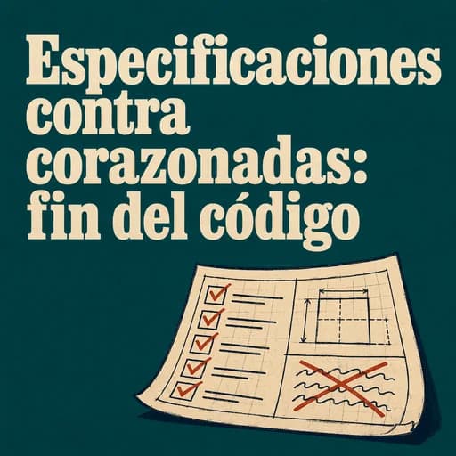 Desarrollo por especificaciones: El fin del Vibe Coding con IA