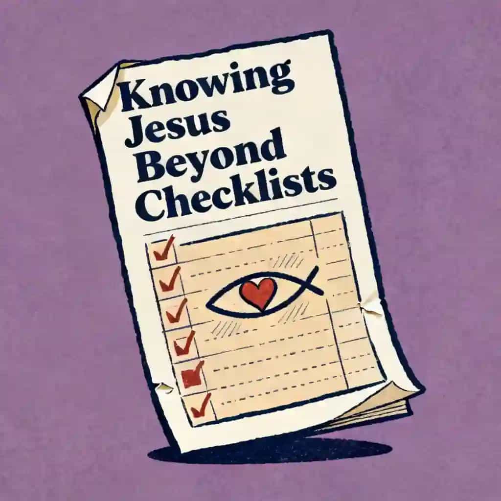 Knowing Jesus Beyond Your Religious To-Do List book cover