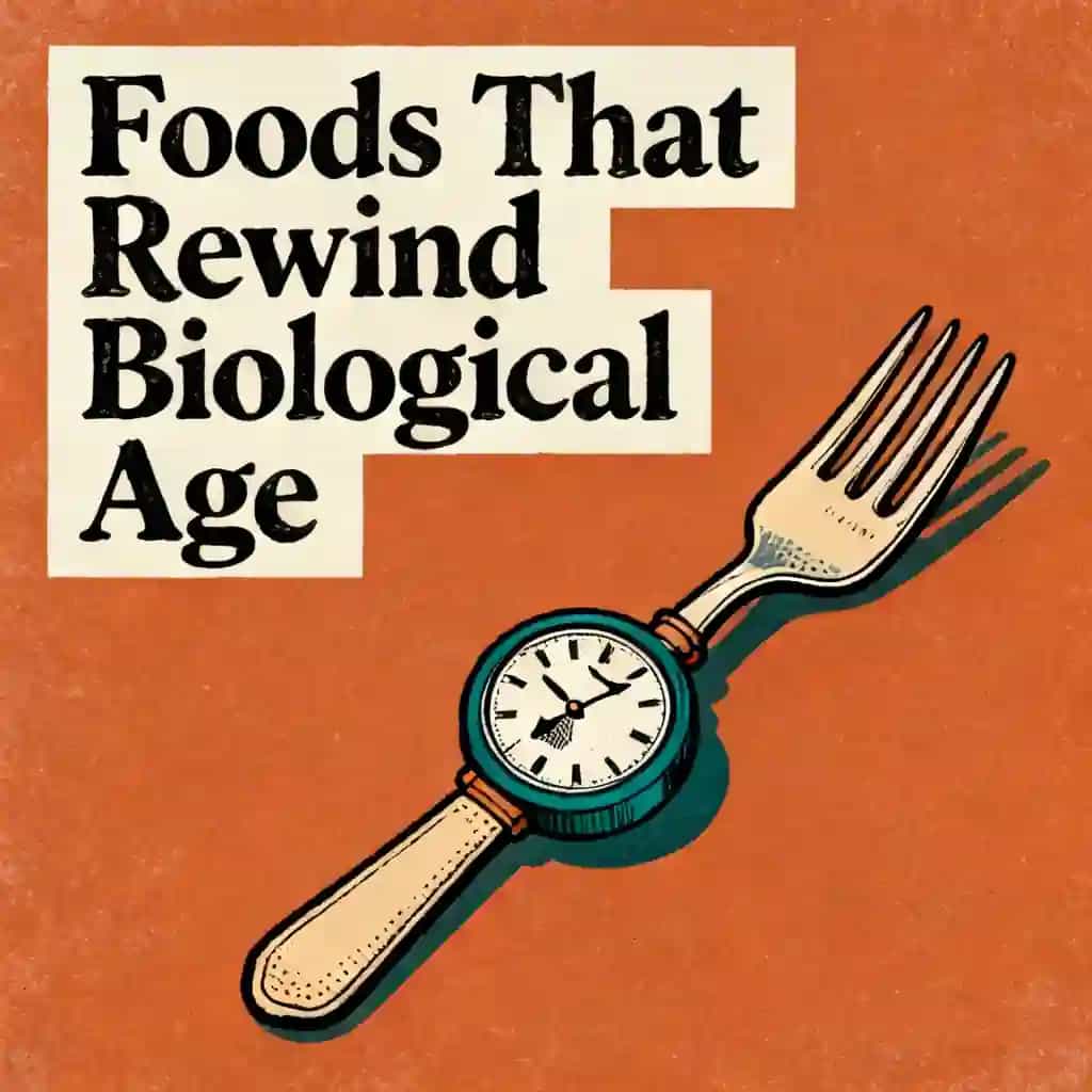 Capa do livro Foods That Reverse Biological Age