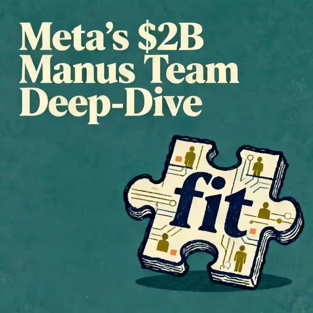 Buchcover von Meta's $2B Manus Acquisition: Team Deep Dive