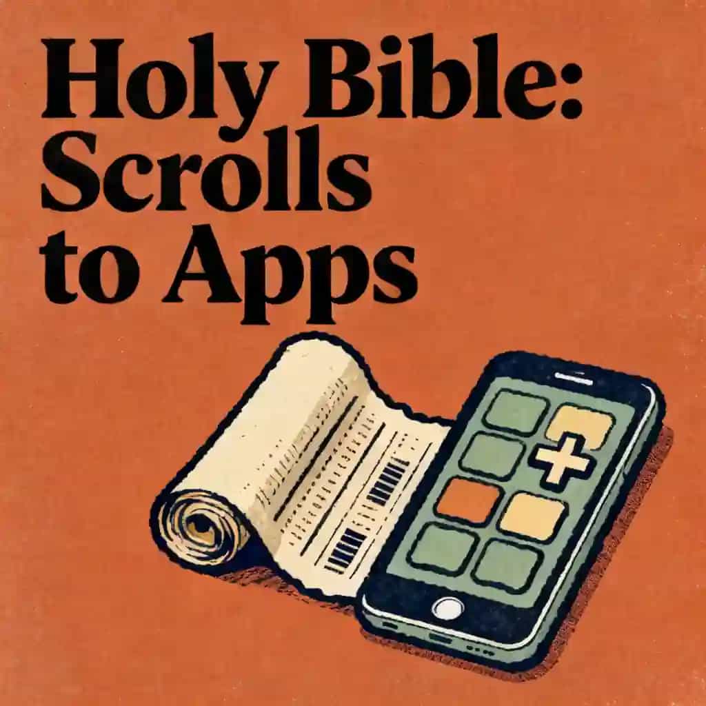 Holy Bible History from Ancient Scrolls to Apps 책 표지
