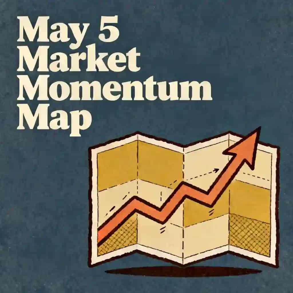 Copertina del libro Market Momentum: The May 5 Technical Map
