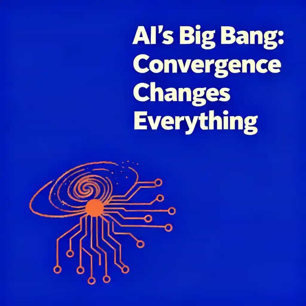 Portada del libro AI's Big Bang: How Technology Convergence Changes Everything