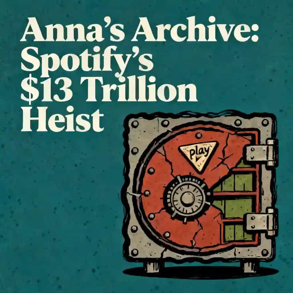 Anna’s Archive and the $13 Trillion Spotify Heist 책 표지