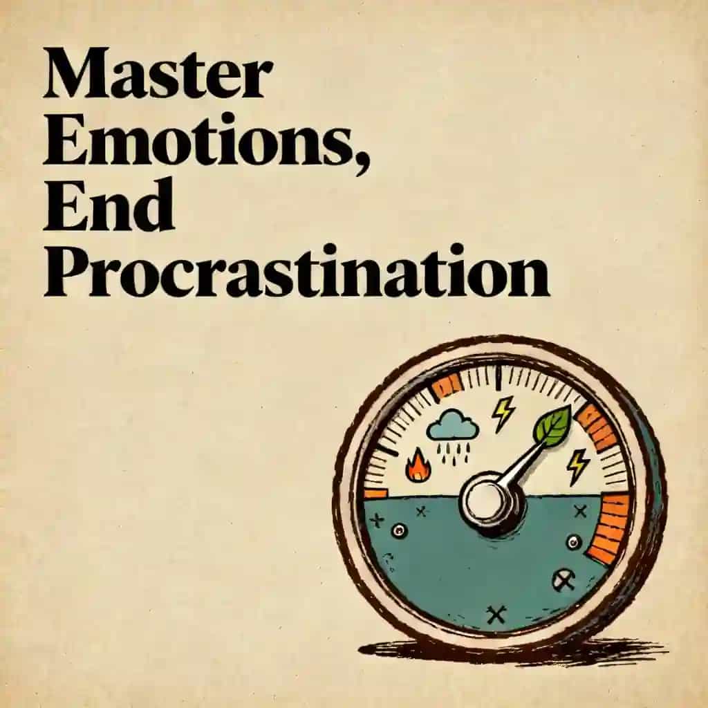 Обложка книги Stop procrastinating by managing your emotions