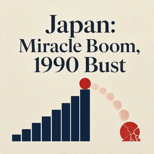 Japan’s Economic Miracle and the 1990 Crash: The Asset Bubble Story