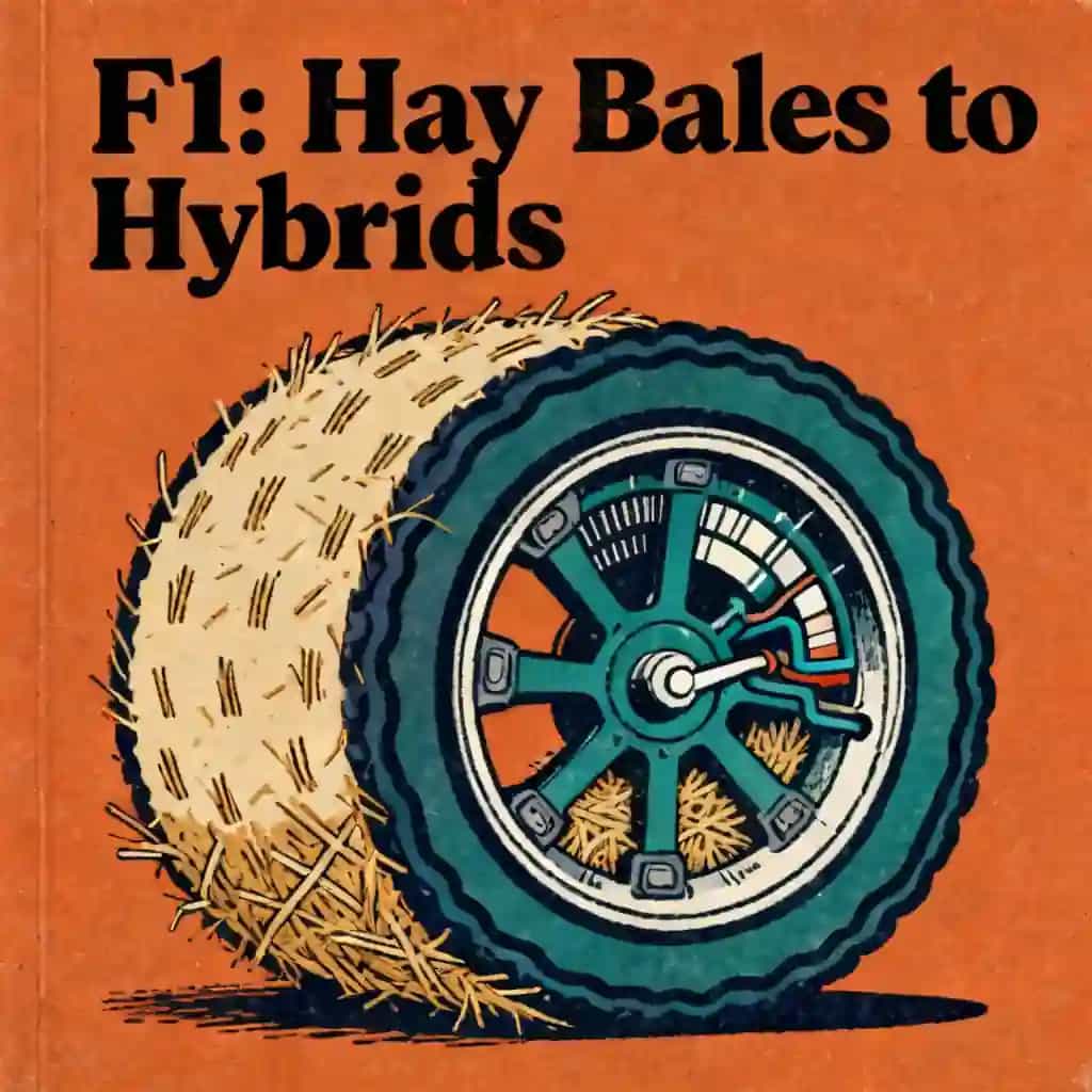 Copertina del libro Formula 1 history from hay bales to hybrids