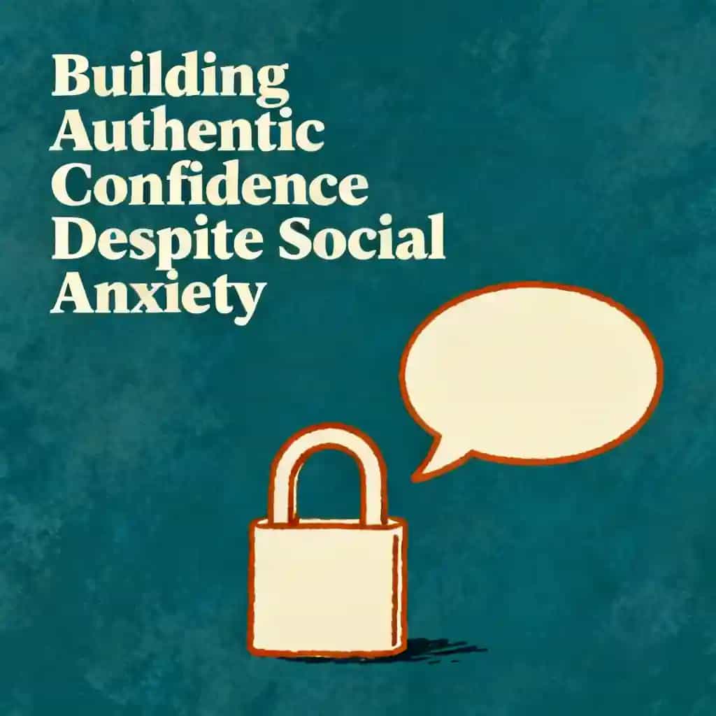 Capa do livro Building Authentic Confidence Despite Social Anxiety