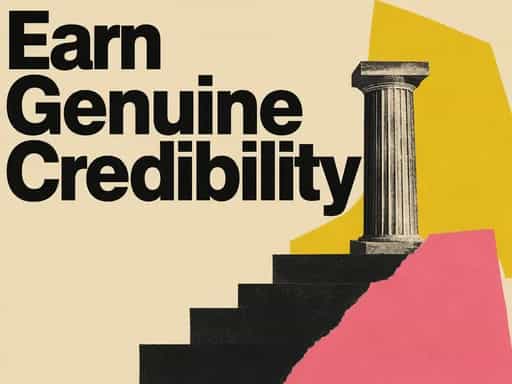 Gain respect, maturity, and credibility.