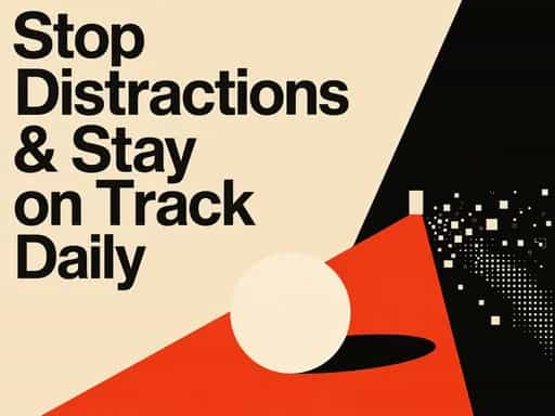 Stop Distractions & Stay on Track Daily