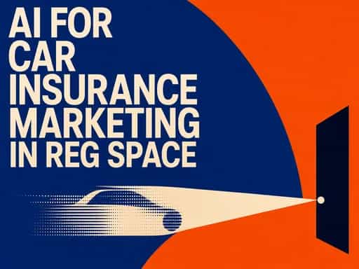 AI for car insurance marketing in reg space