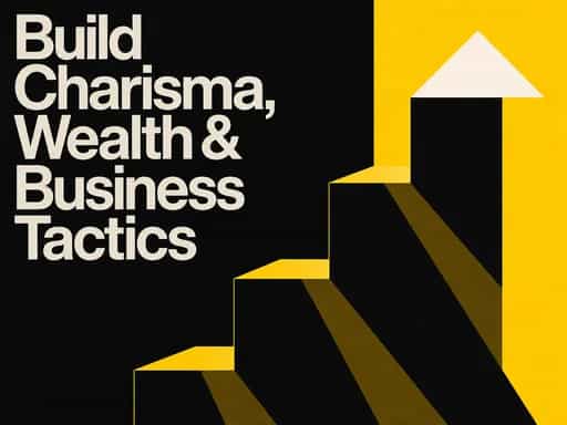 Build charisma, financial security and business tactics. How to build your business to be a million dollar success