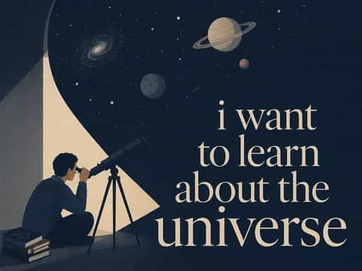i want to learn about the universe