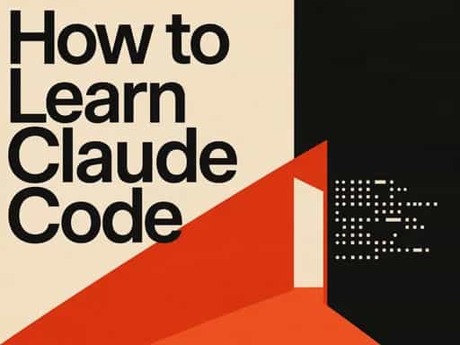 How to learn Claude code