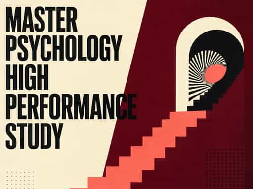 Master Psychology & High-Performance Study
