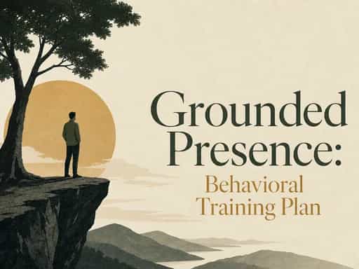 Grounded Presence: Behavioral Training Plan