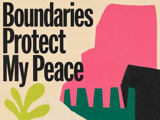 Setting healthy boundaries for myself