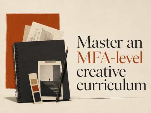 Master an MFA-level creative curriculum