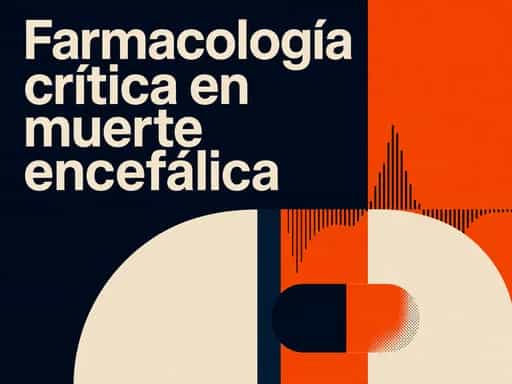 Farmacología crítica en muerte encefálica