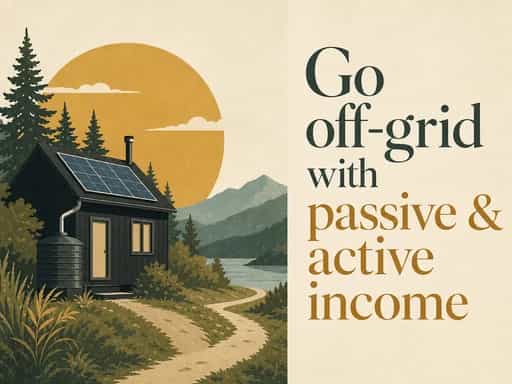 Go off-grid with passive & active income