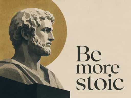 Be more stoic