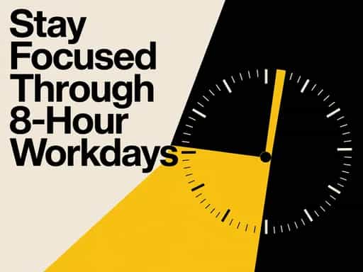 Stay focused through 8-hour workdays