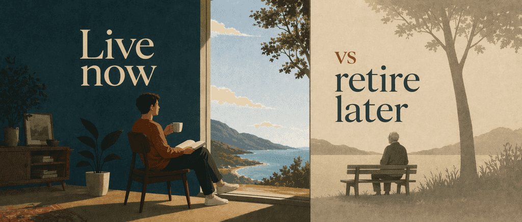 Live now vs retire later