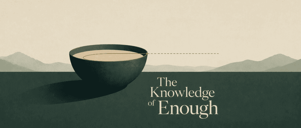 The Knowledge of Enough