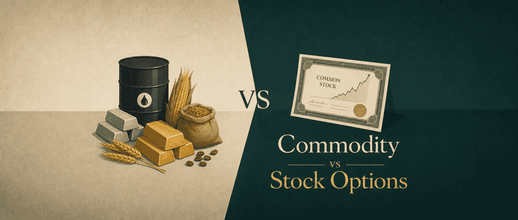 Commodity vs Stock Options