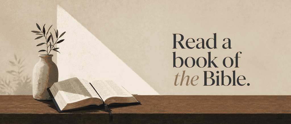 Read a book of the Bible.