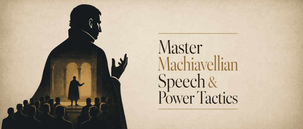 Master Machiavellian Speech & Power Tactics