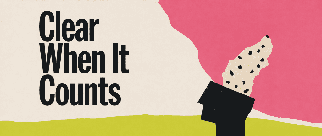How to not go blank under pressure