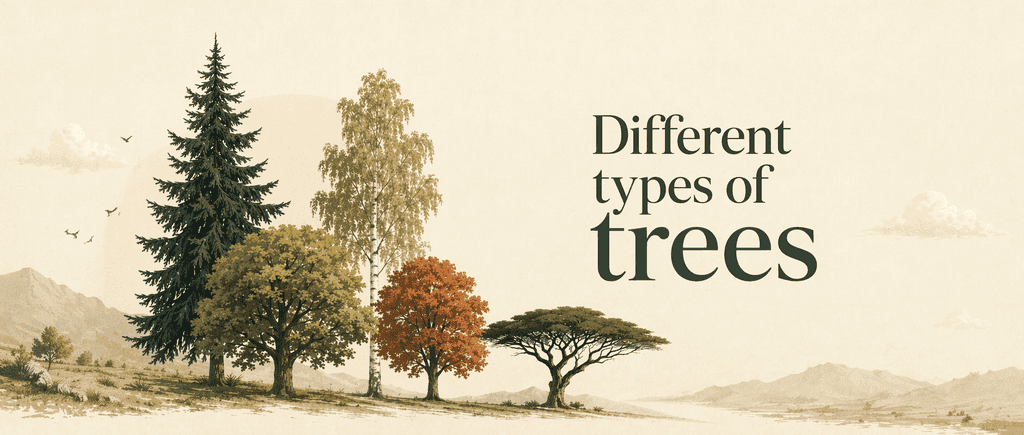 Different types of trees